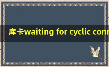 库卡waiting for cyclic connection